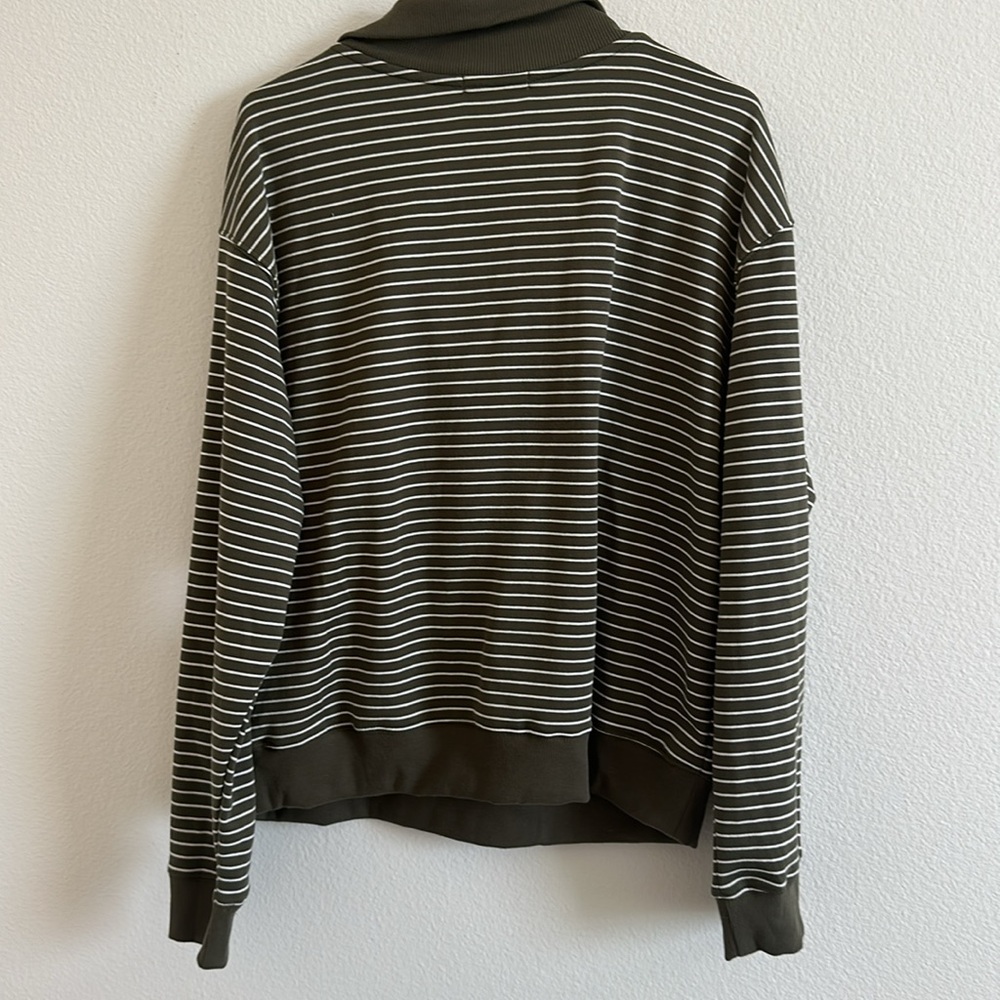 Striped Quarter-Zip Pullover - Picture 5 of 5